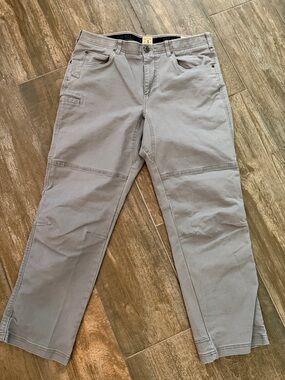RedHead Men's Light Gray Cargo Pants with Utility Pockets 36x30